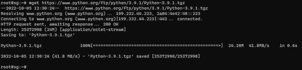 Contoh Perintah Cara Install python di Linux